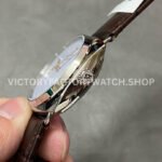 VS Factory Panerai Radiomir Quaranta Pam01292 40mm Steel Leather Strap White Dial