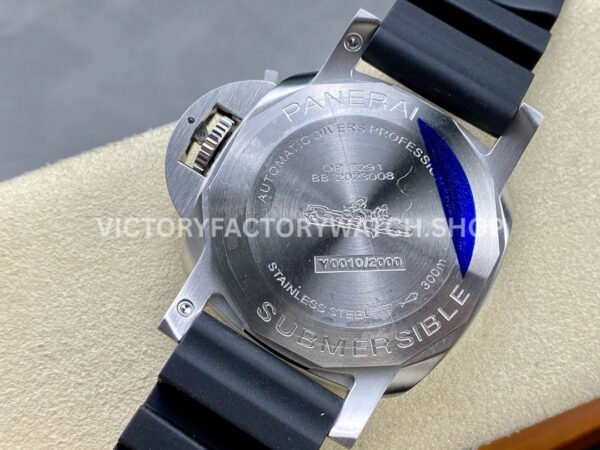 VS Factory Panerai Submersible Bianco Pam02223 42mm Steel Rubber Strap White Dial