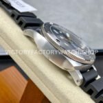 VS Factory Panerai Submersible GMT Pam01323 44mm Steel Fiber Black Rubber Strap Grey Dial
