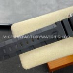 VS Factory Panerai Submersible GMT Pam01323 44mm Steel Fiber Black Rubber Strap Grey Dial