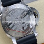 VS Factory Panerai Submersible GMT Pam01323 44mm Steel Fiber Black Rubber Strap Grey Dial