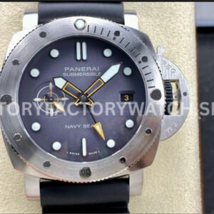 VS PAM01323 Panerai Submersible GMT grey dial 44mm