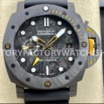 VS PAM01324 Panerai GMT grey dial black carbon 44mm