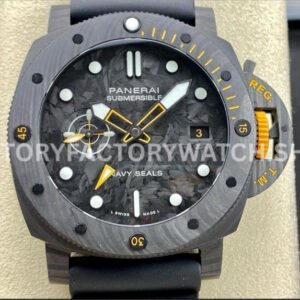 VS PAM01324 Panerai GMT grey dial black carbon 44mm