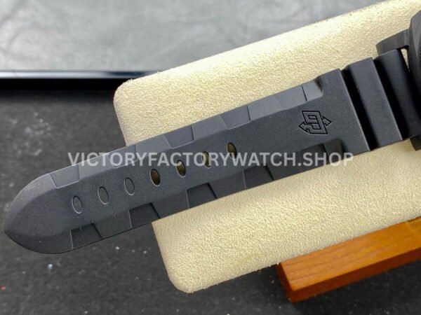 VS Factory Panerai Submersible GMT Pam01324  44mm Black Carbon Fiber Black Rubber Strap Grey Dial