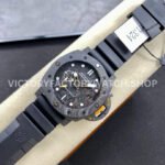 VS Factory Panerai Submersible GMT Pam01324  44mm Black Carbon Fiber Black Rubber Strap Grey Dial