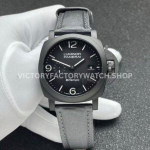 VS PAM01467 Panerai Submersible BiTempo grey dial 44mm