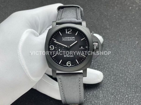 VS PAM01467 Panerai Submersible BiTempo grey dial 44mm