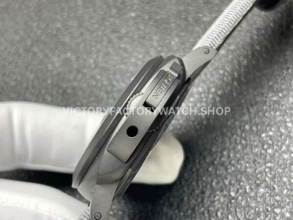 VS Factory Panerai Submersible Luminor 1950 Pam01467 44mm Titanium Textile Strap BiTempo New York Gray Dial