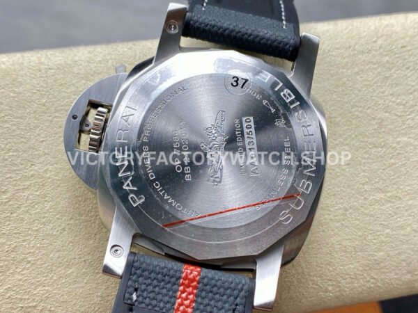 VS Factory Panerai Submersible Luna Rossa Pam01579 42mm Steel Rubber Strap White Dial