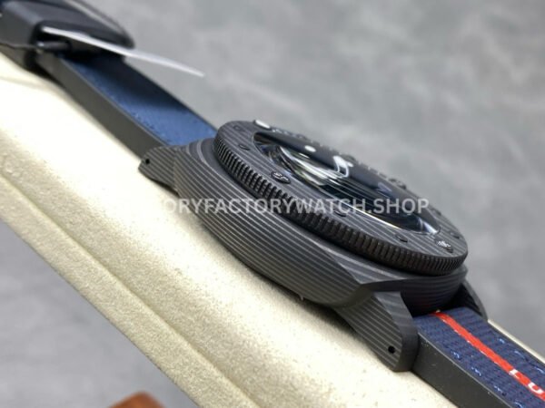 VS Factory Panerai Submersible Luna Rossa Pam1563 42mm Carbon Fiber Rubber Strap Blue Dial
