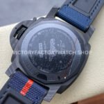 VS Factory Panerai Submersible Luna Rossa Pam1563 42mm Carbon Fiber Rubber Strap Blue Dial