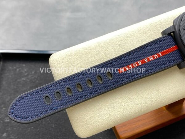 VS Factory Panerai Submersible Luna Rossa Pam1563 42mm Carbon Fiber Rubber Strap Blue Dial