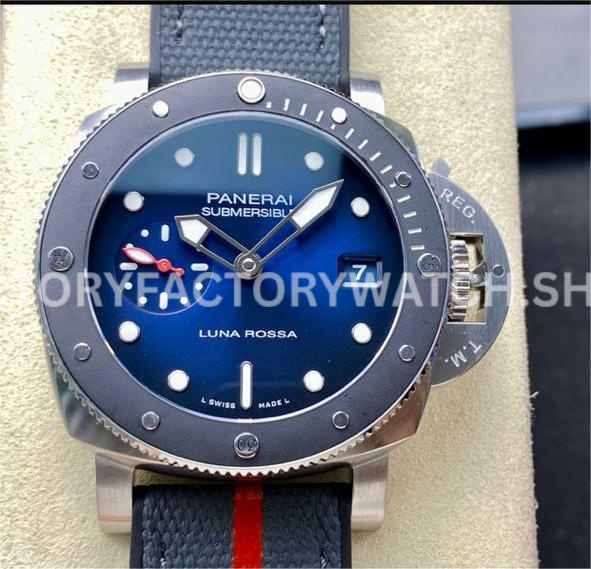VS PAM1565 Panerai Luna Rossa dark blue dial 42mm