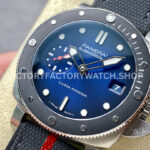 VS Factory Panerai Submersible Luna Rossa Pam1565 42mm Steel Rubber Strap Dark Blue Dial