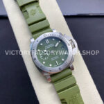 VS Factory Panerai Submersible PAM 01055 42mm Steel Verde Militare Green R (3) VS Factory Panerai Submersible Pam01055 42mm Steel Verde Militare Green Rubber Strap Verde Militare Green Dial