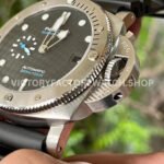 VS Factory Panerai Submersible Pam01229 44mm Steel Rubber Strap Black Dial