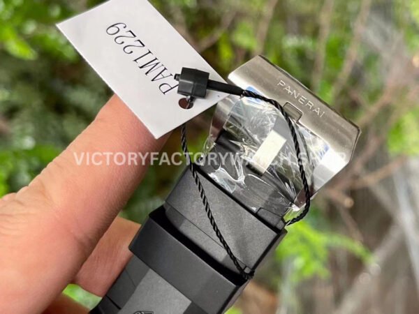 VS Factory Panerai Submersible Pam01229 44mm Steel Rubber Strap Black Dial