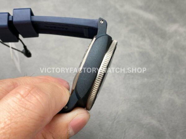 VS Factory Panerai Submersible Pam01466 44mm Ceramic Rubber Strap Blue Dial