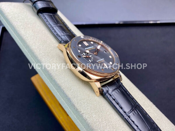 VS Factory Panerai Submersible PAM00974 42mm Rose gold Leather Strap Black Dial (3) VS Factory Panerai Submersible Pam00974 42mm Rose gold Leather Strap Black Dial