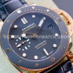 VS Factory Panerai Submersible PAM00974 42mm Rose gold Leather Strap Black Dial (6) VS Factory Panerai Submersible Pam00974 42mm Rose gold Leather Strap Black Dial
