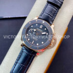 VS Factory Panerai Submersible PAM00974 42mm Rose gold Leather Strap Black Dial (9) VS Factory Panerai Submersible Pam00974 42mm Rose gold Leather Strap Black Dial