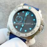 VS Factory Panerai Submersible Pam00985 47mm Titanium Canvas Strap Black Dial