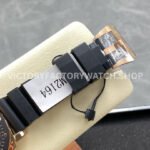 VS Factory Panerai Submersible Pam02164 42mm Yellow Gold Rubber Strap Black Dial