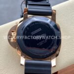 VS Factory Panerai Submersible Pam02164 42mm Yellow Gold Rubber Strap Black Dial