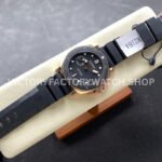 VS Factory Panerai Submersible Pam02164 42mm Yellow Gold Rubber Strap Black Dial