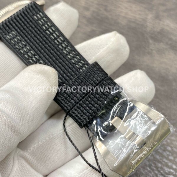 VS Factory Panerai Submersible Pam00984 47mm Titanium Canvas Strap Black Dial