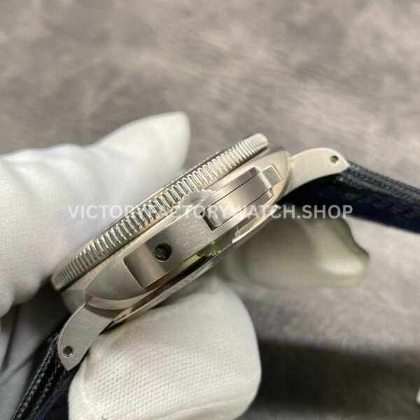 VS Factory Panerai Submersible Pam00984 47mm Titanium Canvas Strap Black Dial