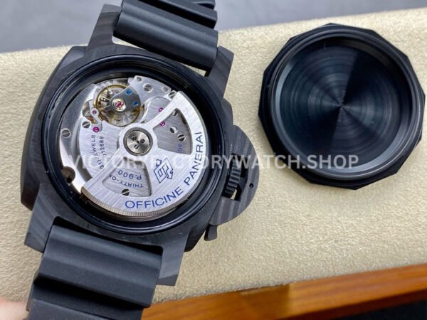 VS Factory Panerai Submersible Pam02231 42mm Black Carbon Fiber Black Rubber Strap Black Dial