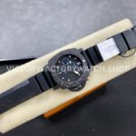 VS Factory Panerai Submersible Pam02231 42mm Black Carbon Fiber Black Rubber Strap Black Dial