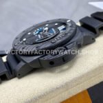 VS Factory Panerai Submersible Pam02231 42mm Black Carbon Fiber Black Rubber Strap Black Dial