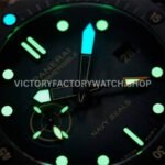 VS Factory Panerai Submersible Pam1513 44mm Carbon Fiber Rubber Strap Black Dial