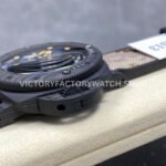 VS Factory Panerai Submersible Pam1513 44mm Carbon Fiber Rubber Strap Black Dial