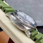 VS Factory Panerai Submersible Quarantaquattro Bianco Pam1226 44mm Steel Green Rubber Strap White Dial