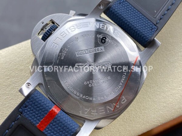 VS Factory Panerai Submersible Quarantaquattro Luna Rossa Pam01391 44mm Steel Rubber Strap Dial