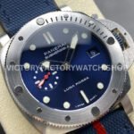 VS Factory Panerai Submersible Quarantaquattro Luna Rossa Pam01391 44mm Steel Rubber Strap Dial