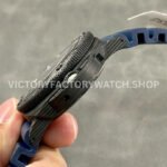 VS Factory Panerai Submersible Quarantaquattro Pam01232 44mm Carbon Fiber Rubber Strap Blue Dial