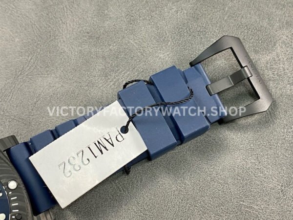 VS Factory Panerai Submersible Quarantaquattro Pam01232 44mm Carbon Fiber Rubber Strap Blue Dial