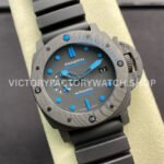 VS Factory Panerai Submersible pam01616 47mm Black Carbon Fiber Black Rubber Strap Black Dial