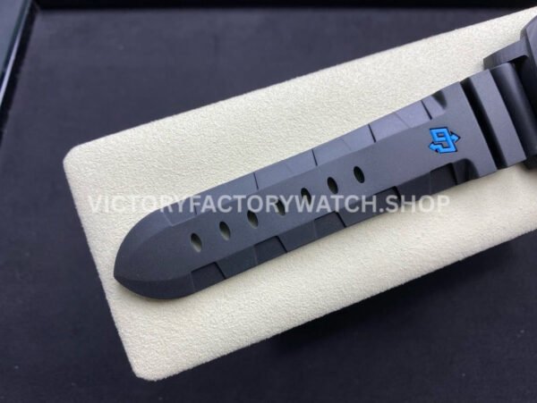 VS Factory Panerai Submersible pam01616 47mm Black Carbon Fiber Black Rubber Strap Black Dial