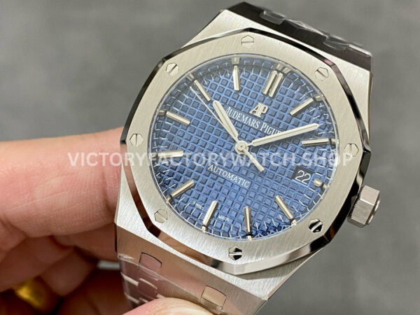 ZF Factory Audemars Piguet Royal Oak 15450ST.OO.1256ST.03 37mm Full Steel Blue Dial (4) ZF Factory Audemars Piguet Royal Oak 15450ST.OO.1256ST.03 37mm Full Steel Blue Dial