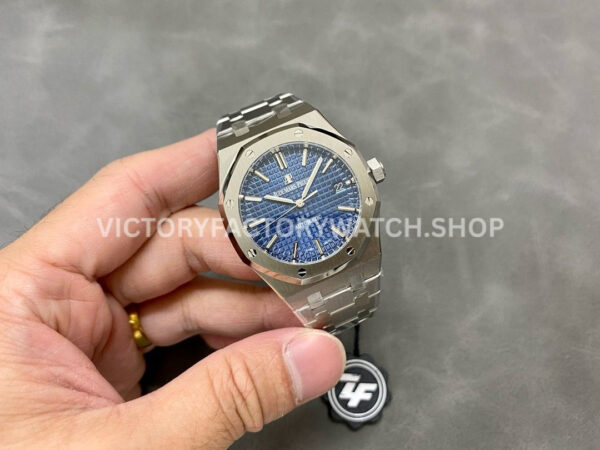 ZF Factory Audemars Piguet Royal Oak 15450ST.OO.1256ST.03 37mm Full Steel Blue Dial (7) ZF Factory Audemars Piguet Royal Oak 15450ST.OO.1256ST.03 37mm Full Steel Blue Dial