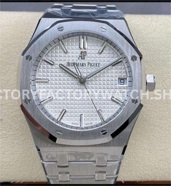 ZF 15500ST silver dial AP Royal Oak 41mm