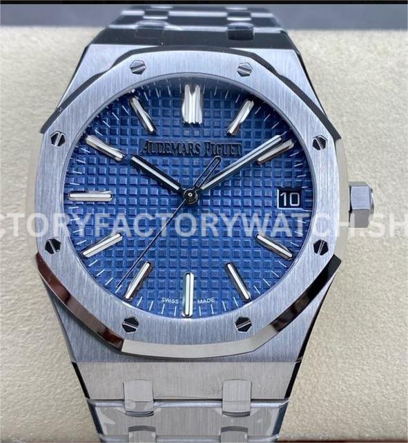 ZF Factory Audemars Piguet Royal Oak 50th Anniversary 15510ST.OO.1320ST.01 41mm Full Steel Blue Dial
