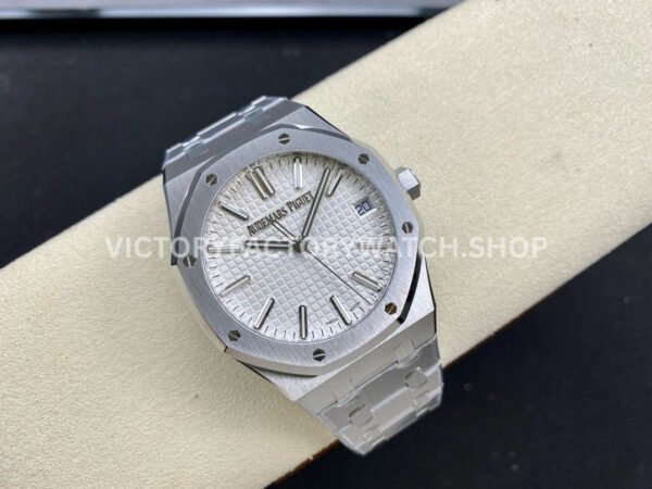 ZF Factory Audemars Piguet Royal Oak 50th Anniversary 15510ST.OO.1320ST.03 41mm Full ( (9) ZF Factory Audemars Piguet Royal Oak 50th Anniversary 15510ST.OO.1320ST.03 41mm Full Steel White Dial