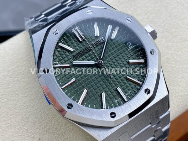 ZF Factory Audemars Piguet Royal Oak 50th Anniversary 15510ST.OO.1320ST.04 41mm Full Steel Green Dial